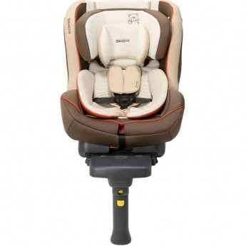 Автокресло DAIICHI FIRST 7 organic tangerine (основание ISOFIX+козырек в комплекте)